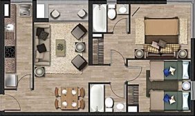 Departamento en Arriendo en Cuarta Avenida Santiago, Santiago
