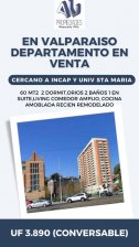 Departamento en Venta en Inacap Valparaíso, Valparaiso