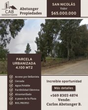 Parcela Urbanizada en San Nicolás Ñuble 