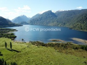 390 Hectáreas orilla Río y Laguna a minutos de Puerto Aysén