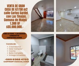 Casa en Venta en  Maipú, Santiago