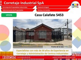Casa Calafate 5453 en Venta