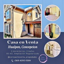 Casa en Venta en La floresta Hualpén, Concepción