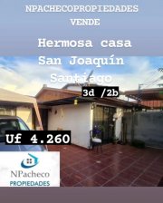 Foto Casa en Venta en San Joaquín, Santiago - UFs 4.260 - CAV136602 - BienesOnLine