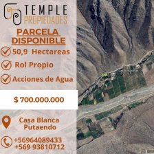 Parcela en Venta en PUTAENDO Putaendo, San Felipe de Aconcagua