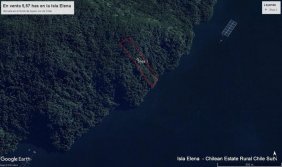 En venta 5,57 hectareas en la Isla Elena, orilla de mar, en la Provincia de Aysen en el sur de Chile