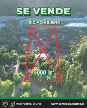 PARCELA CON CASA Y SALIDA A RIO ACHIBUENO 