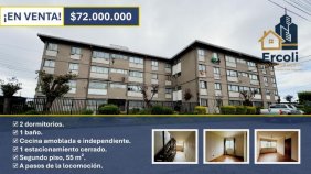 Se vende acogedor departamento Hualpen a pasos de todo