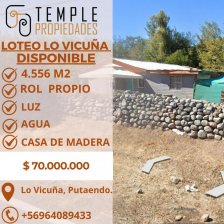 Terreno en Venta en Lo Vicuña lo vicuña, putaendo, San Felipe de Aconcagua