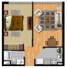 Departamento en Venta en Parque O'Higgins Santiago, Santiago
