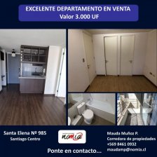Departamento en Venta en  Santiago, Santiago