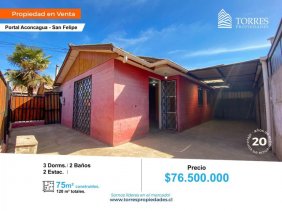 Casa en Venta en  San Felipe, San Felipe de Aconcagua